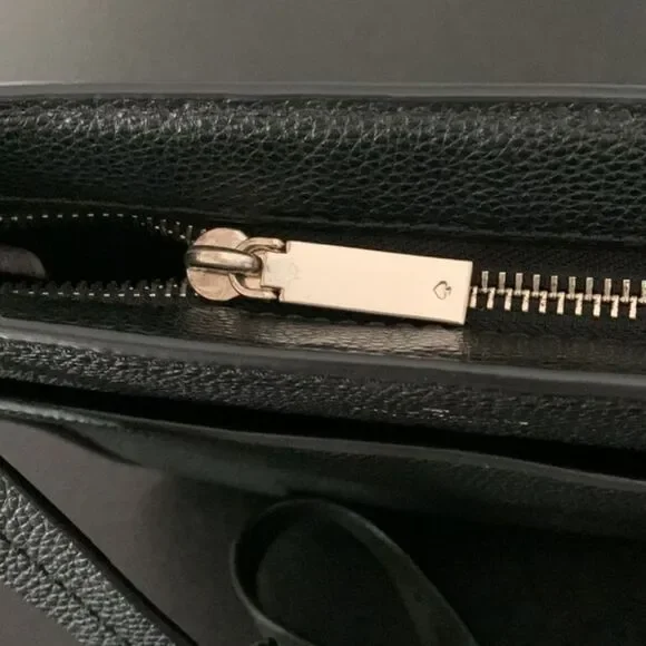 Kate spade black pebble tassel crossbody EUC - Picture 9 of 9